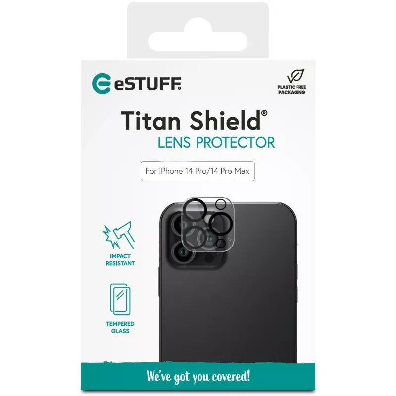 eSTUFF ES501014 apsauginis stiklas fotoaparatų objektyvui