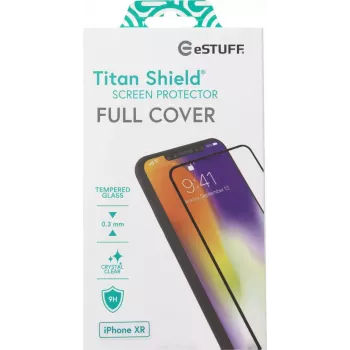 eSTUFF Apple iPhone XR pilno ekrano apsauginis stiklas
