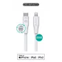 Laidinis laidas eSTUFF ES602370 Lightning 3 m USB C 2,4 A 5 V