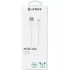 eSTUFF ES603007 USB laidas USB 2.0 1 m USB A Micro-USB B Baltas