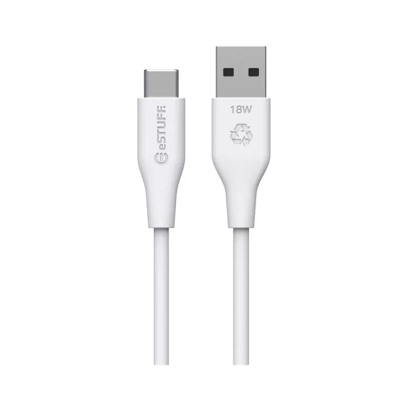 eSTUFF ES605270 USB laidas USB 2.0 2 m USB C USB A Baltas