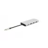 eSTUFF ES623009 12-in-1 USB-C stotelė USB 3.2 Gen 1 pilka