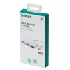 USB šakotuvas eSTUFF USB-C į 2 x USB 3.0 ir 2 x USB-C 3.1 10000 Mbit/s baltas