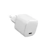 eSTUFF 100% perdirbto plastiko USB-C PD 20W sieninis įkroviklis, baltas