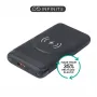 eSTUFF ES641042 nešiojamas įkroviklis (power bank) Lithium Polymer (LiPo) 10000 mAh, belaidis įkrovimas, juoda
