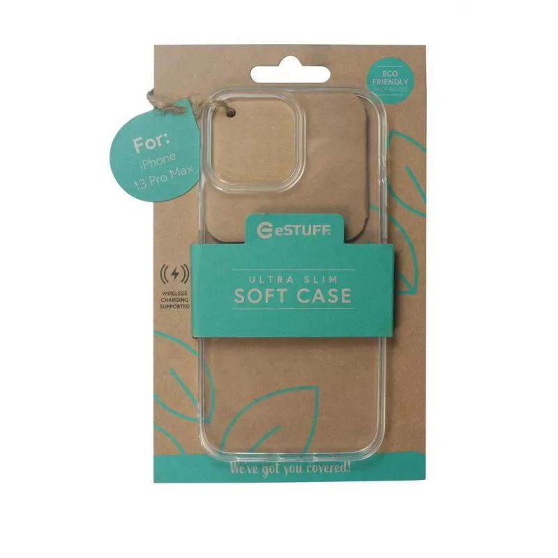 eSTUFF ES67100004 permatomas dėklas iPhone 13 Pro Max 6,7 inch
