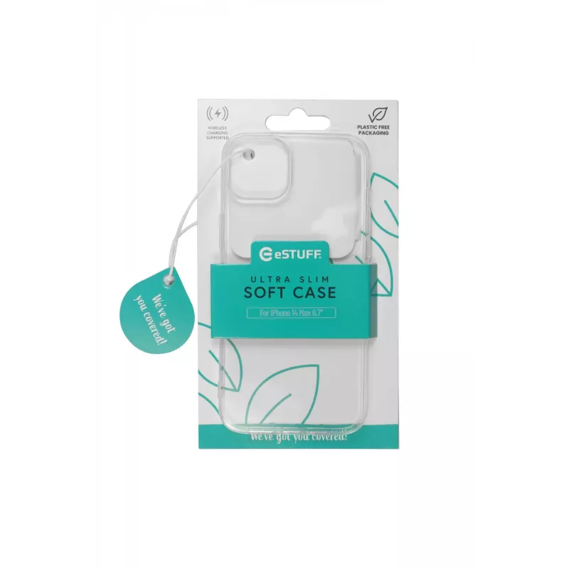 eSTUFF ES67100007 apsauginis dėklas iPhone 14 Plus 6,7 colio (17 cm) permatomas