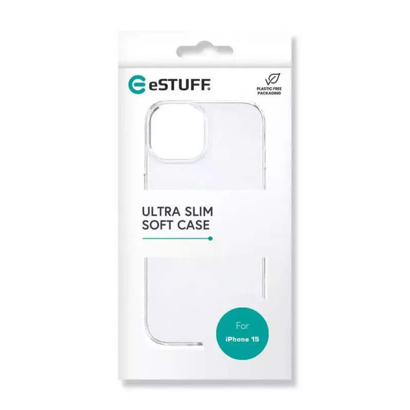 eSTUFF ES67100025 dėklas mobiliesiems telefonams 15,5 cm (6,1 colio) dangtelis permatomas
