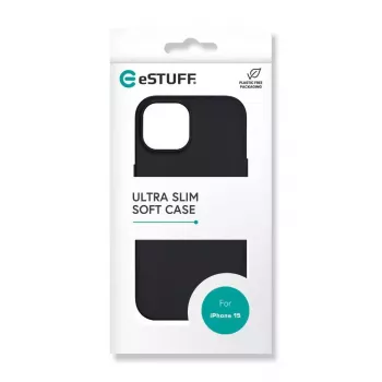 eSTUFF ES67101025 dėklas iPhone 15 (6,1 colio) juodas