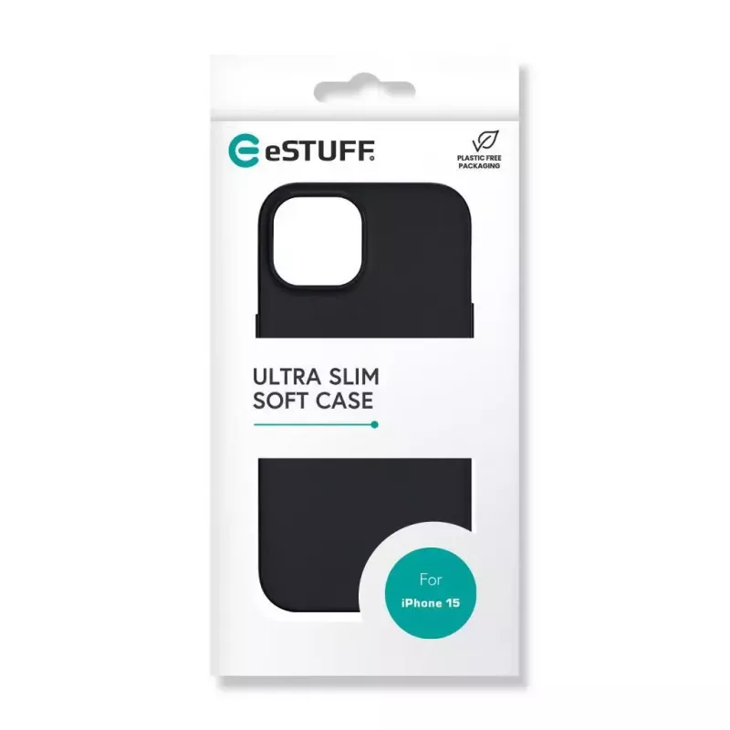 eSTUFF ES67101025 dėklas iPhone 15 (6,1 colio) juodas