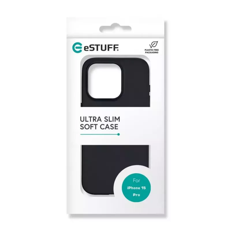 eSTUFF ES67101027 dėklas mobiliesiems telefonams 15,5 cm (6,1 colio) Juodas