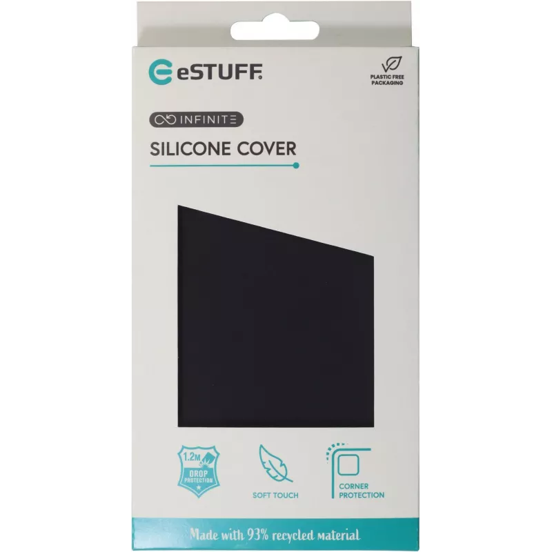 eSTUFF ES67120021 dėklas mobiliesiems telefonams 15,5 cm (6,1 colio) Juodas