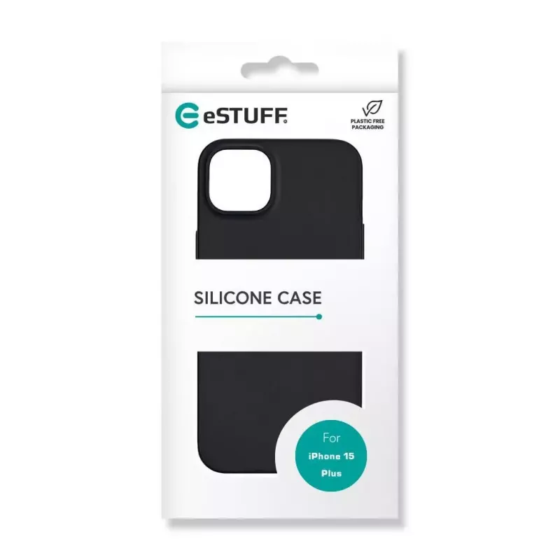 eSTUFF ES67120026 dėklas iPhone 15 Plus (6,7 inch) juodas