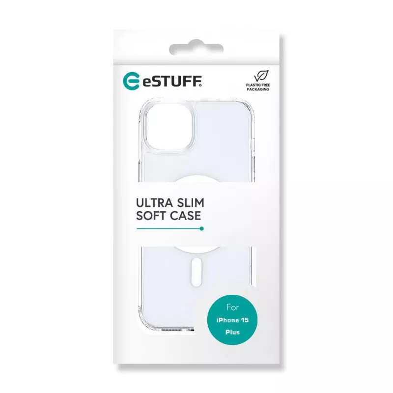 eSTUFF ES67140026 dėklas iPhone 15 Plus (17 cm / 6,7 inch) permatomas