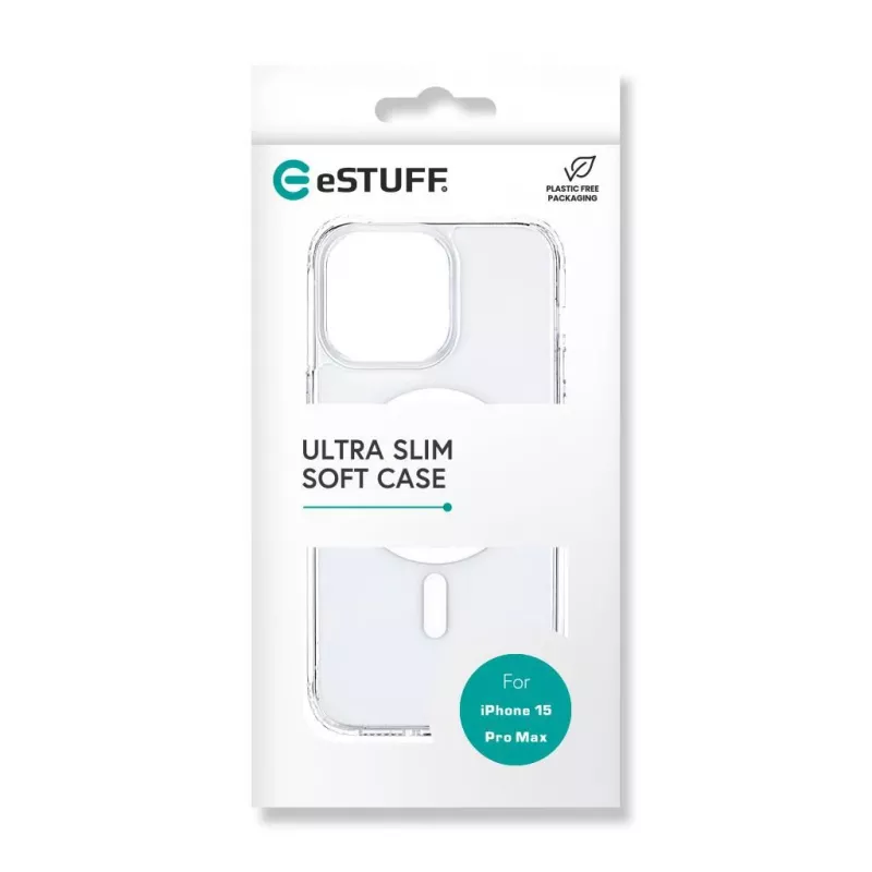 eSTUFF ES67140028 permatomas dėklas iPhone 15 Pro Max 6,7 colio (17 cm) hibridinis