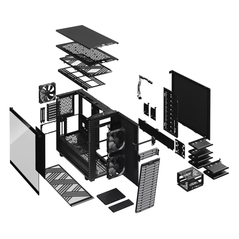 Korpusas Fractal Design Define 7 Midi Tower juodas