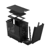 PC korpusas Fractal Design Define 7 Nano Black — Mini-ITX/Mini-DTX, ATX maitinimo šaltinis, grūdintas stiklas, 205×399×361 mm