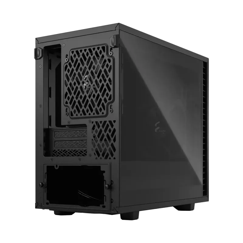 PC korpusas Fractal Design Define 7 Nano Black — Mini-ITX/Mini-DTX, ATX maitinimo šaltinis, grūdintas stiklas, 205×399×361 mm