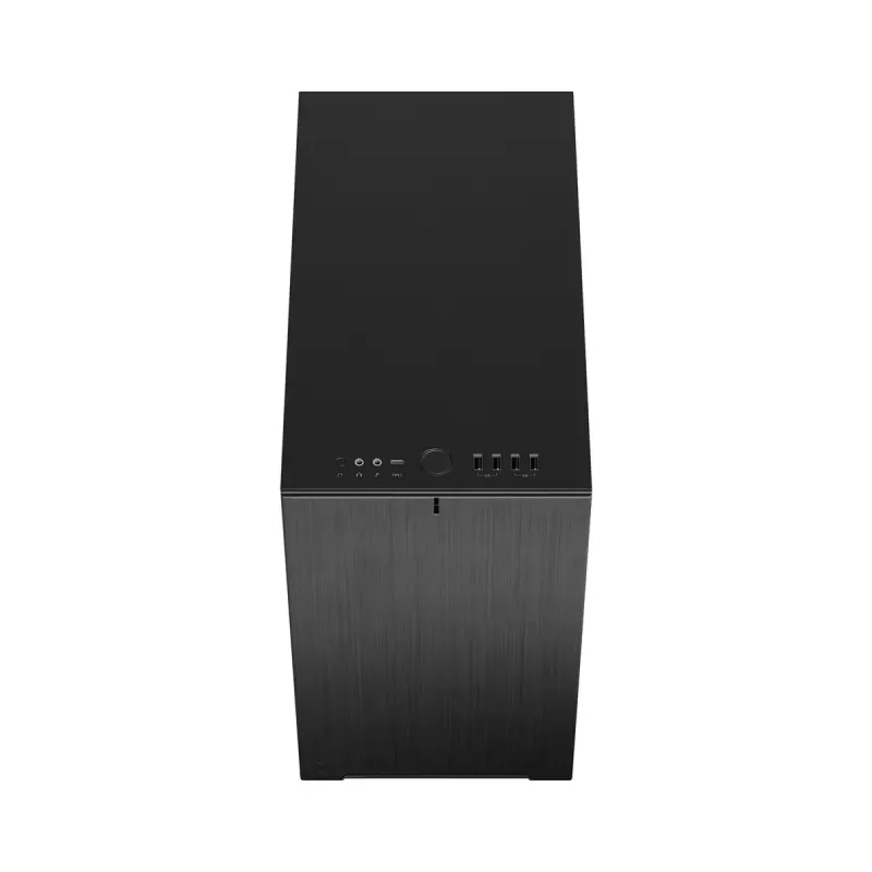 PC korpusas Fractal Design Define 7 Nano Black — Mini-ITX/Mini-DTX, ATX maitinimo šaltinis, grūdintas stiklas, 205×399×361 mm