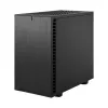 PC korpusas Fractal Design Define 7 Nano Black — Mini-ITX/Mini-DTX, ATX maitinimo šaltinis, grūdintas stiklas, 205×399×361 mm