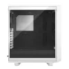 PC korpusas Fractal Design Meshify 2 Compact — baltas, ATX maitinimo šaltiniui, 2×140 mm priekyje, 1×120 mm gale, 2,5 colio/3,5 colio diskams, 210×424×475 mm