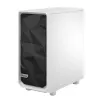 PC korpusas Fractal Design Meshify 2 Compact — baltas, ATX maitinimo šaltiniui, 2×140 mm priekyje, 1×120 mm gale, 2,5 colio/3,5 colio diskams, 210×424×475 mm