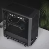 PC korpusas Fractal Design Meshify 2 Compact — baltas, ATX maitinimo šaltiniui, 2×140 mm priekyje, 1×120 mm gale, 2,5 colio/3,5 colio diskams, 210×424×475 mm