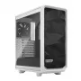 PC korpusas Fractal Design Meshify 2 Compact — baltas, ATX maitinimo šaltiniui, 2×140 mm priekyje, 1×120 mm gale, 2,5 colio/3,5 colio diskams, 210×424×475 mm