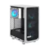 Fractal Design Meshify 2 Compact RGB White TG Clear kompiuterio korpusas, ATX