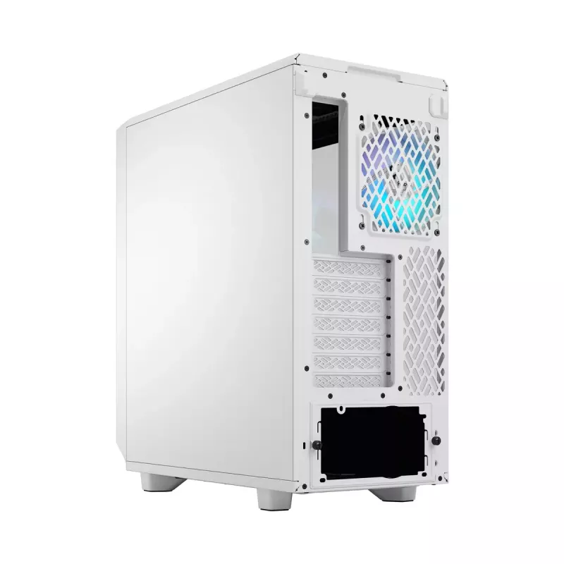 Fractal Design Meshify 2 Compact RGB White TG Clear kompiuterio korpusas, ATX