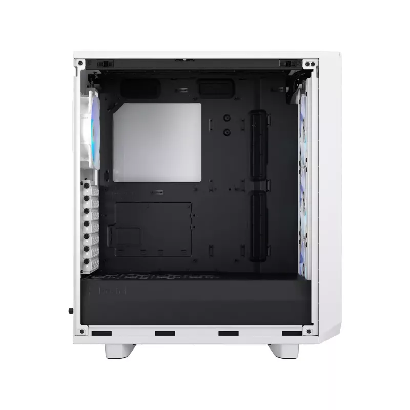 Fractal Design Meshify 2 Compact RGB White TG Clear kompiuterio korpusas, ATX