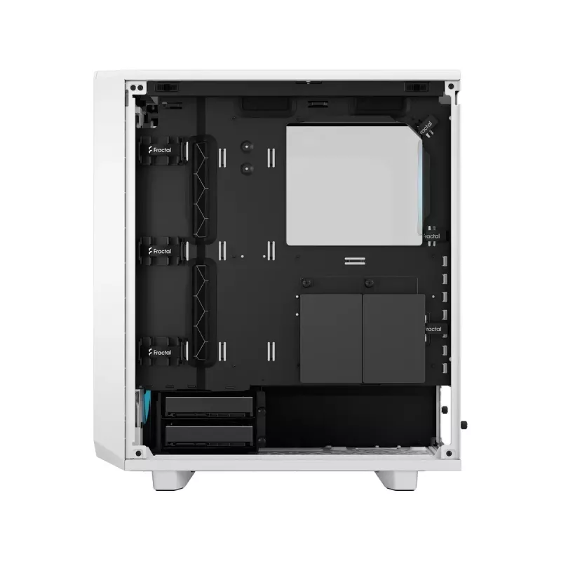 Fractal Design Meshify 2 Compact RGB White TG Clear kompiuterio korpusas, ATX