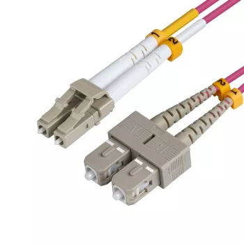 Microconnect FIB422001P InfiniBand / šviesolaidinis kabelis 1 m LC SC violetinis
