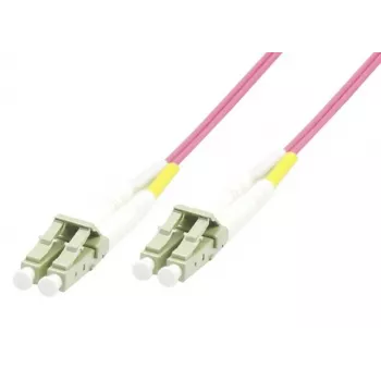 MicroConnect FIB440450P šviesolaidinis jungiamasis kabelis LC/UPC-LC/UPC, 50 m, OM4 daugiamodis dvipusis (duplex), LSZH, 2 mm