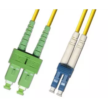 Microconnect FIB8410005 šviesolaidinis kabelis 0,5 m SC–LC viensparnis OS2 geltonas