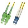 Microconnect FIB841005 šviesolaidinis kabelis 5 m SC LC geltonas