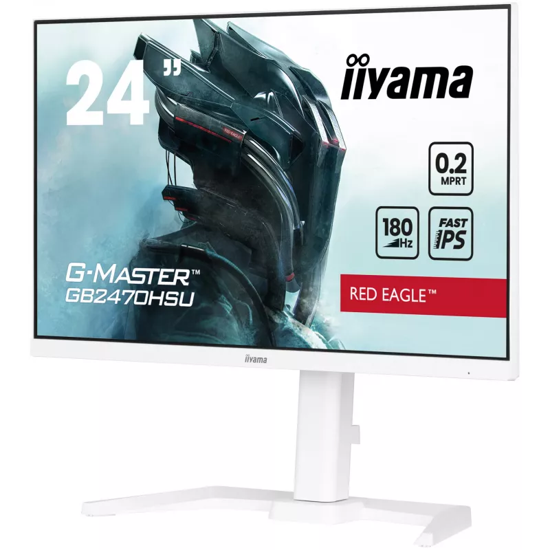 iiyama G-MASTER GB2470HSU-W6 kompiuterio monitorius 60,5 cm (23,8 colio) 1920 x 1080 pikselių Full HD LED Baltas