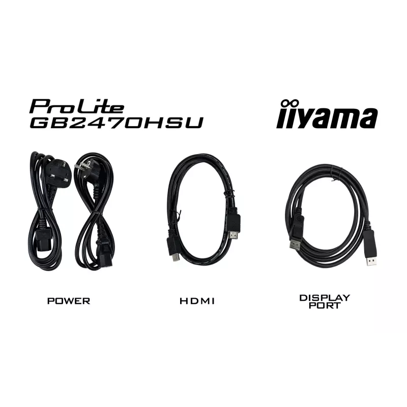 iiyama G-MASTER GB2470HSU-W6 kompiuterio monitorius 60,5 cm (23,8 colio) 1920 x 1080 pikselių Full HD LED Baltas