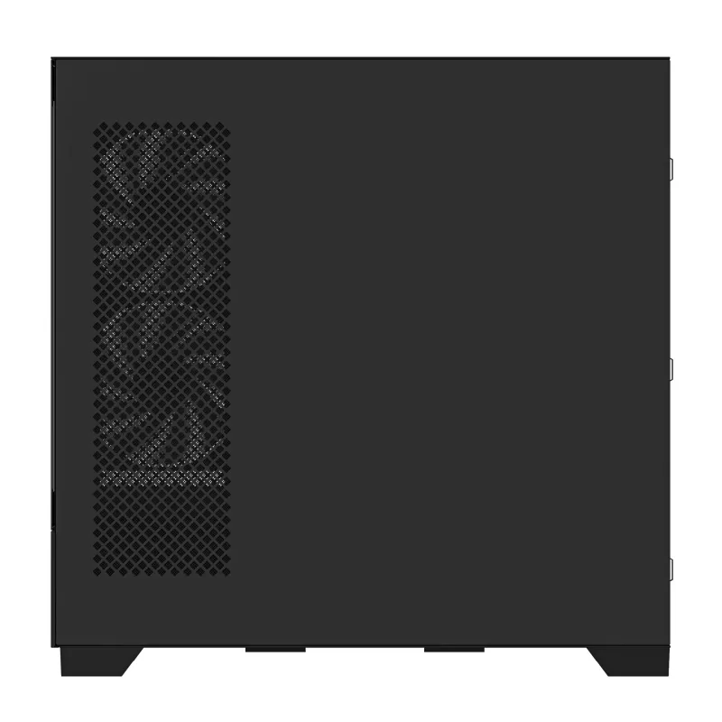 GIGABYTE C201 PANORAMIC korpusas - Mid Tower, m-ATX, 360mm radiatoriaus palaikymas, 3 iš anksto sumontuoti ventiliatoriai, USB 3.0, RGB Fusion palaikymas