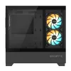GIGABYTE C201 PANORAMIC korpusas - Mid Tower, m-ATX, 360mm radiatoriaus palaikymas, 3 iš anksto sumontuoti ventiliatoriai, USB 3.0, RGB Fusion palaikymas