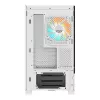 GIGABYTE C201 PANORAMIC ICE korpusas - Mid Tower, m-ATX, 360mm radiatoriaus palaikymas, 3 iš anksto sumontuoti ventiliatoriai, USB 3.0, RGB Fusion palaikymas
