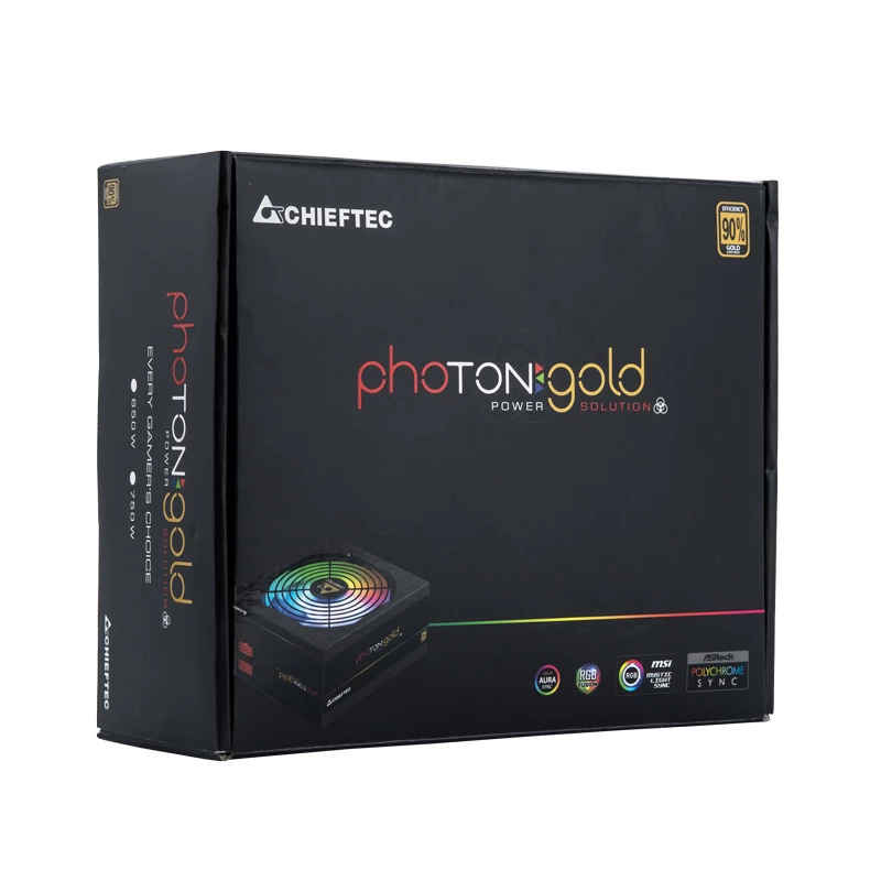 Chieftec Photon GOLD maitinimo šaltinis 750 W 20+4 pin ATX PS/2 juodas