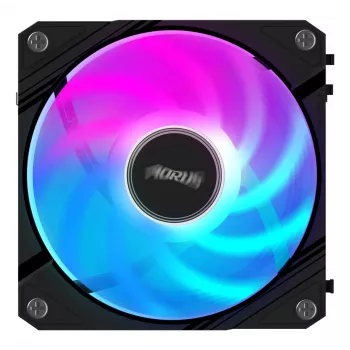 All-in-one skysčio aušintuvas GIGABYTE AORUS EZ CHAIN FAN 120 12 cm Juodas