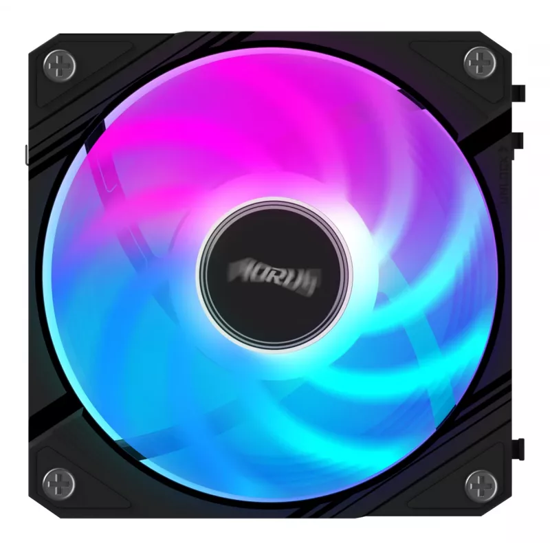 All-in-one skysčio aušintuvas GIGABYTE AORUS EZ CHAIN FAN 120 12 cm Juodas
