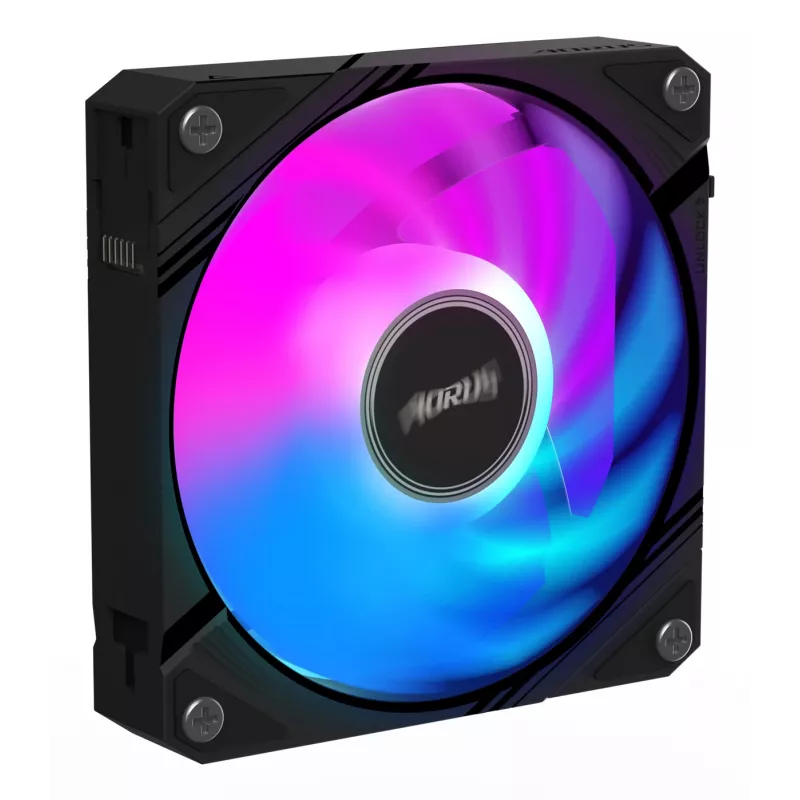 All-in-one skysčio aušintuvas GIGABYTE AORUS EZ CHAIN FAN 120 12 cm Juodas