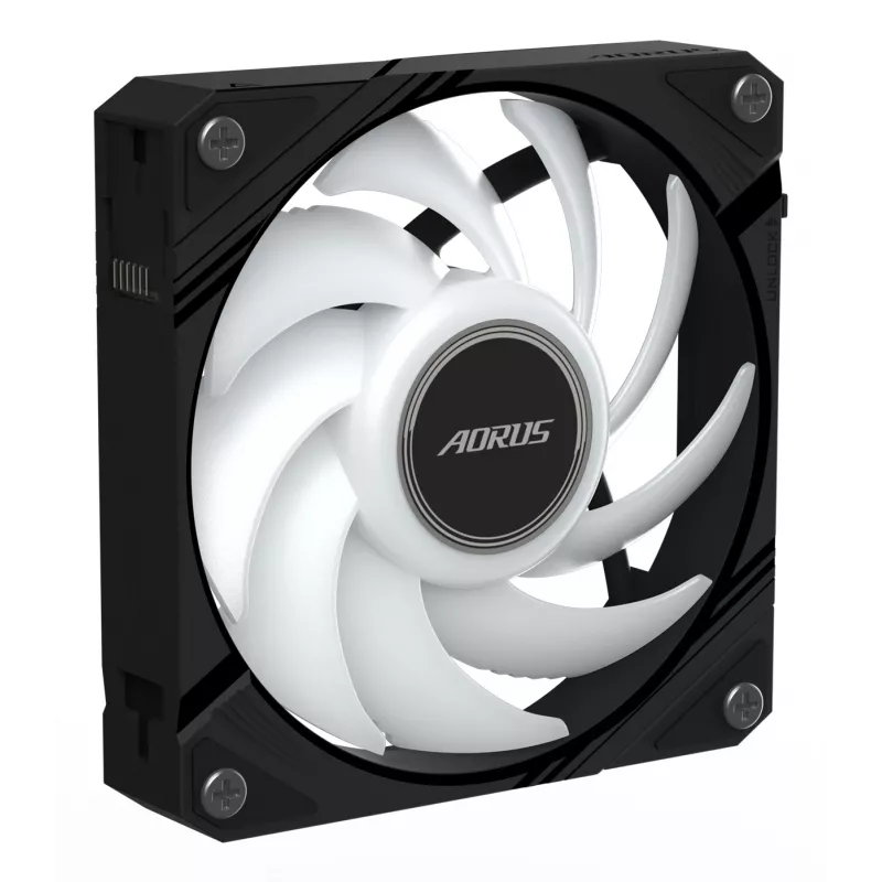 All-in-one skysčio aušintuvas GIGABYTE AORUS EZ CHAIN FAN 120 12 cm Juodas