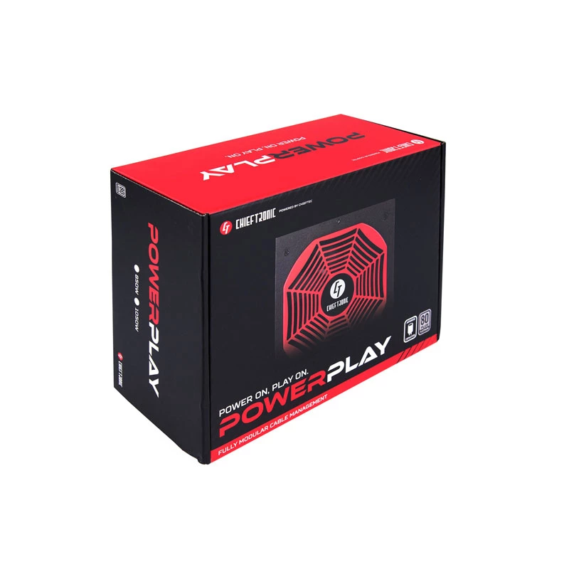 Maitinimo blokas Chieftec PowerPlay 850 W 20+4 pin ATX PS/2 Juodas, Raudonas