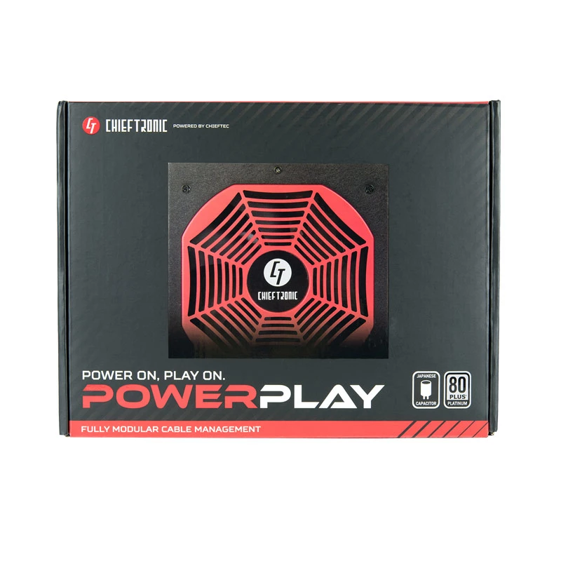 Maitinimo blokas Chieftec PowerPlay 850 W 20+4 pin ATX PS/2 Juodas, Raudonas