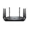 MSI RadiX AX6600 WiFi 6 Tri-Band belaidis maršrutizatorius Gigabit Ethernet Tri-band (2.4 GHz / 5 GHz / 5 GHz) Juodas