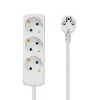 Microconnect GRU003W ilgintuvas 1,8 m 3 kištukiniai lizdai Baltas